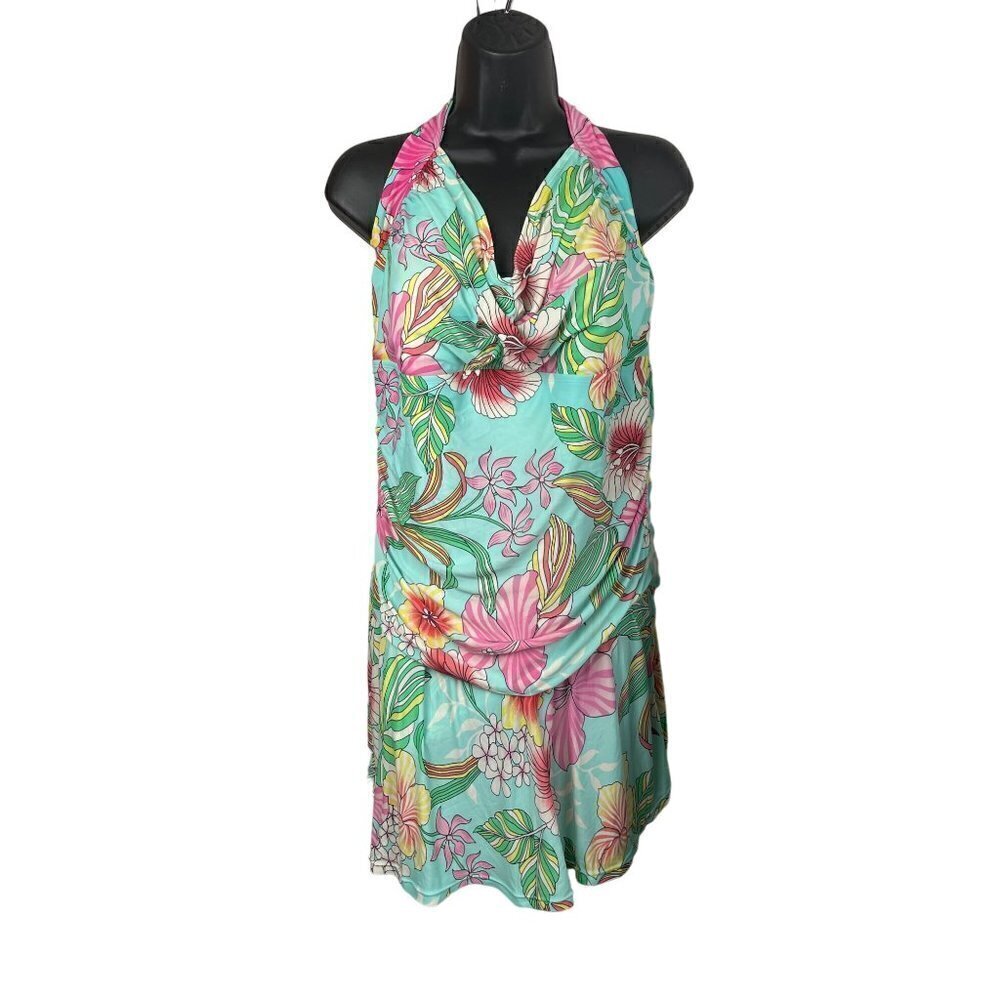 SIMPLY SWIM bathing suit / dress combined. 3X Floral